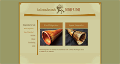 Desktop Screenshot of hallowedsounds.com